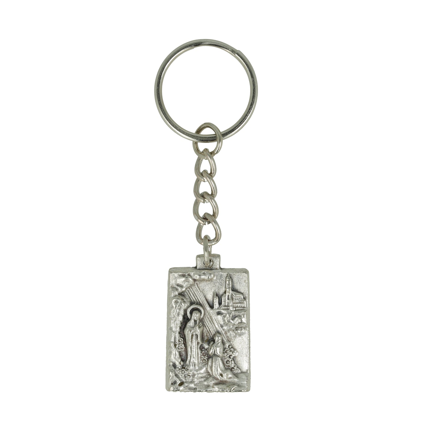 Keychain Our Lady of Lourdes Gruta. Souvenirs from Italy