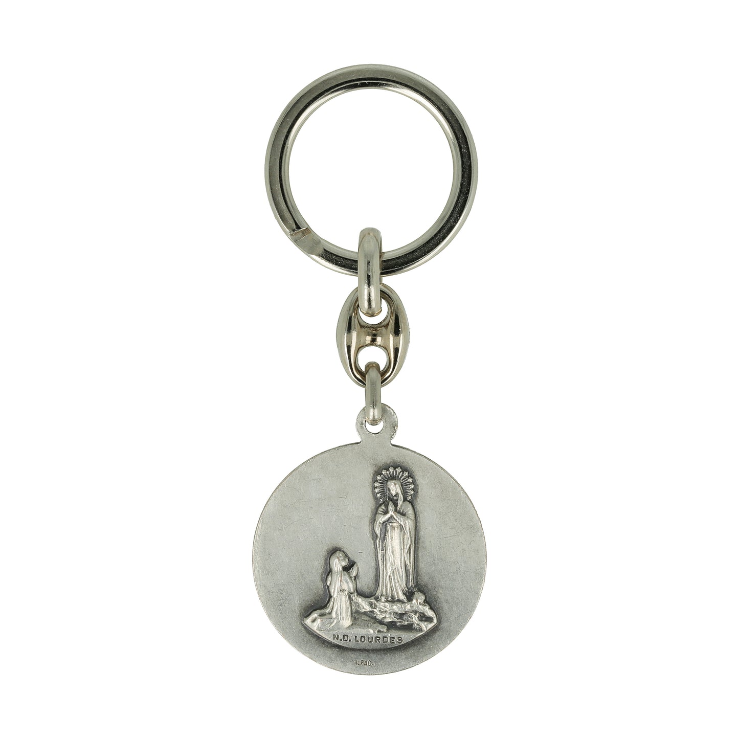 Keychain Lourdes Grotto Maria Redondo. Souvenirs from Italy