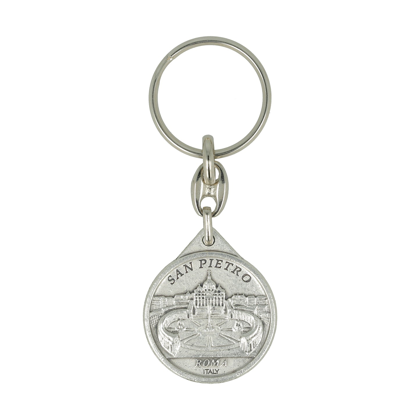 Keychain John Paul II Piazza. Souvenirs from Italy