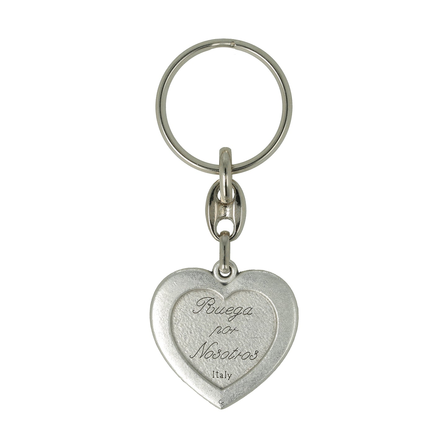 Keychain Sacred Heart Pray for Us. Souvenirs from Italy