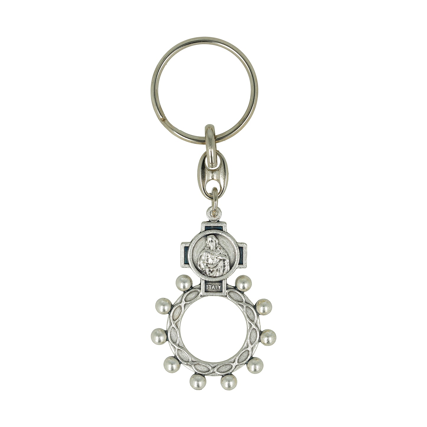 Keychain Decenario Rigid Scapular. Souvenirs from Italy