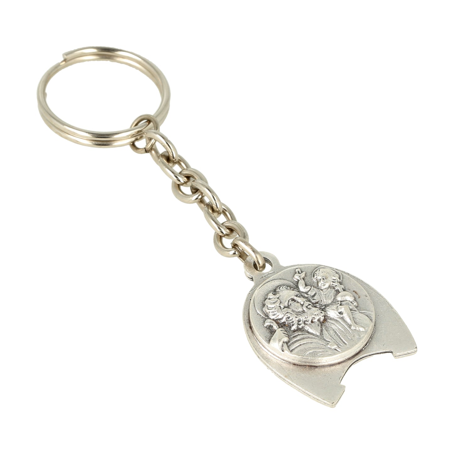 Keychain Lucky Horseshoe V. of Lourdes Cristobal. Souvenirs from Italy