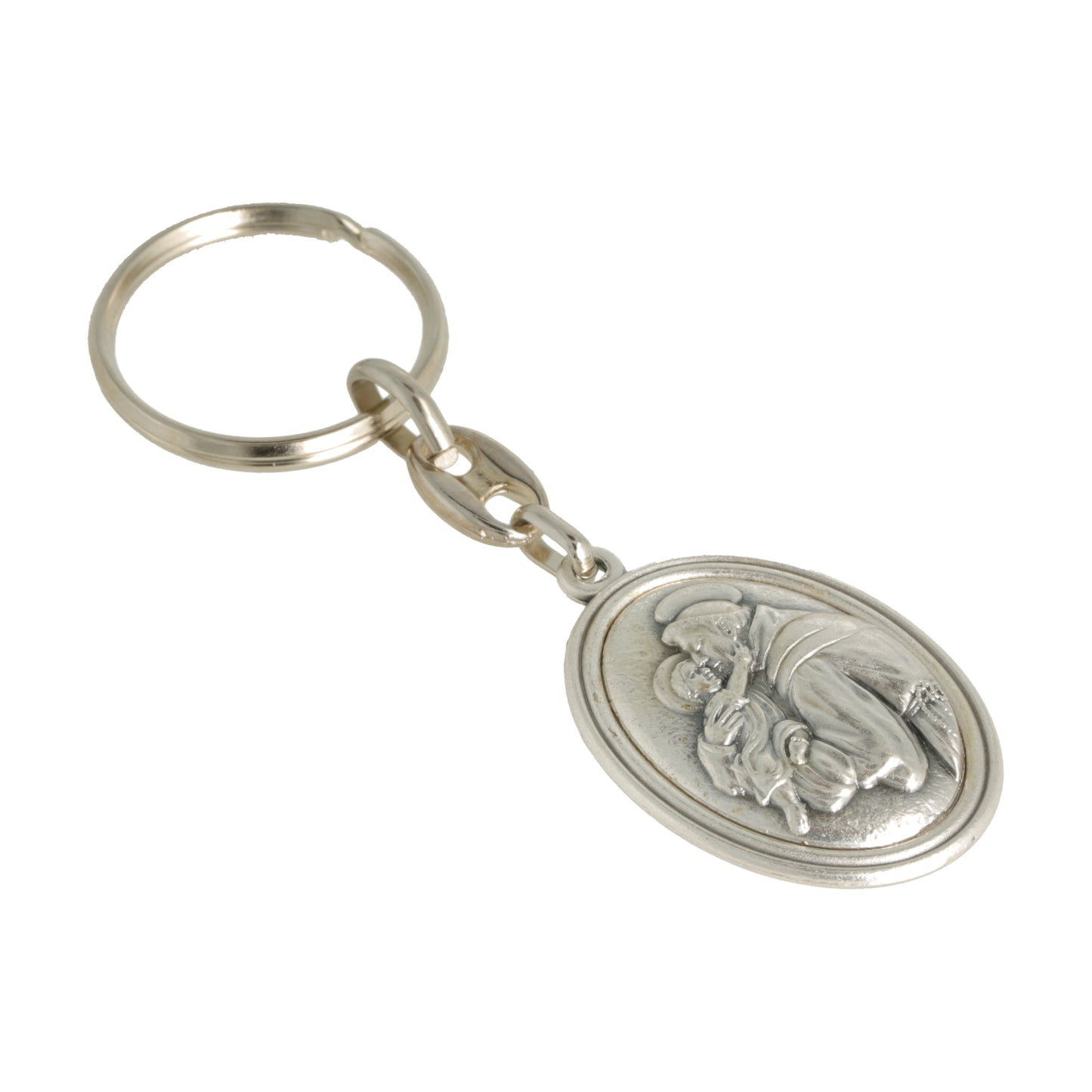 Keychain Saint Anthony and Saint Rita. Souvenirs from Italy