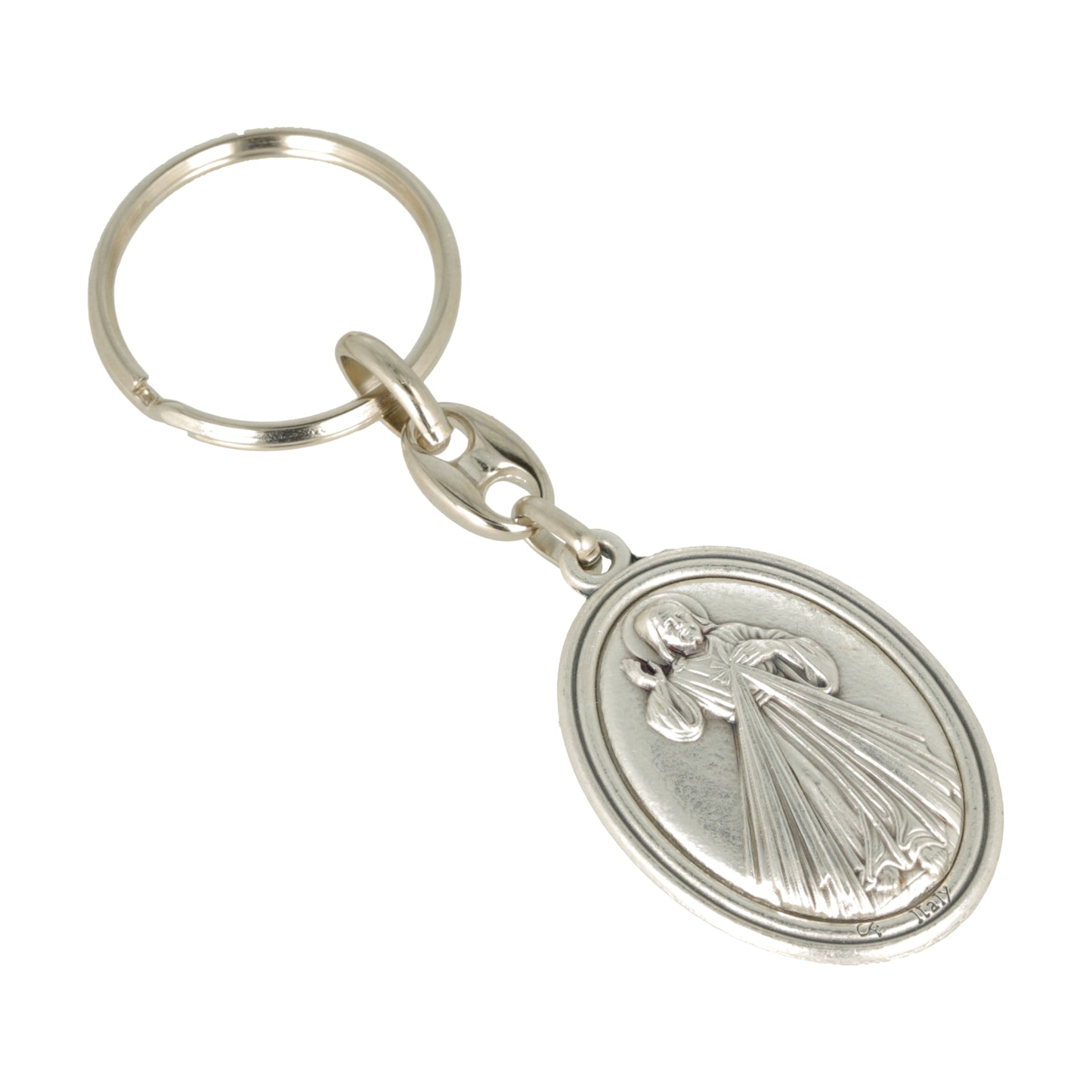 Keychain John Paul II and Merciful Jesus. Souvenirs from Italy