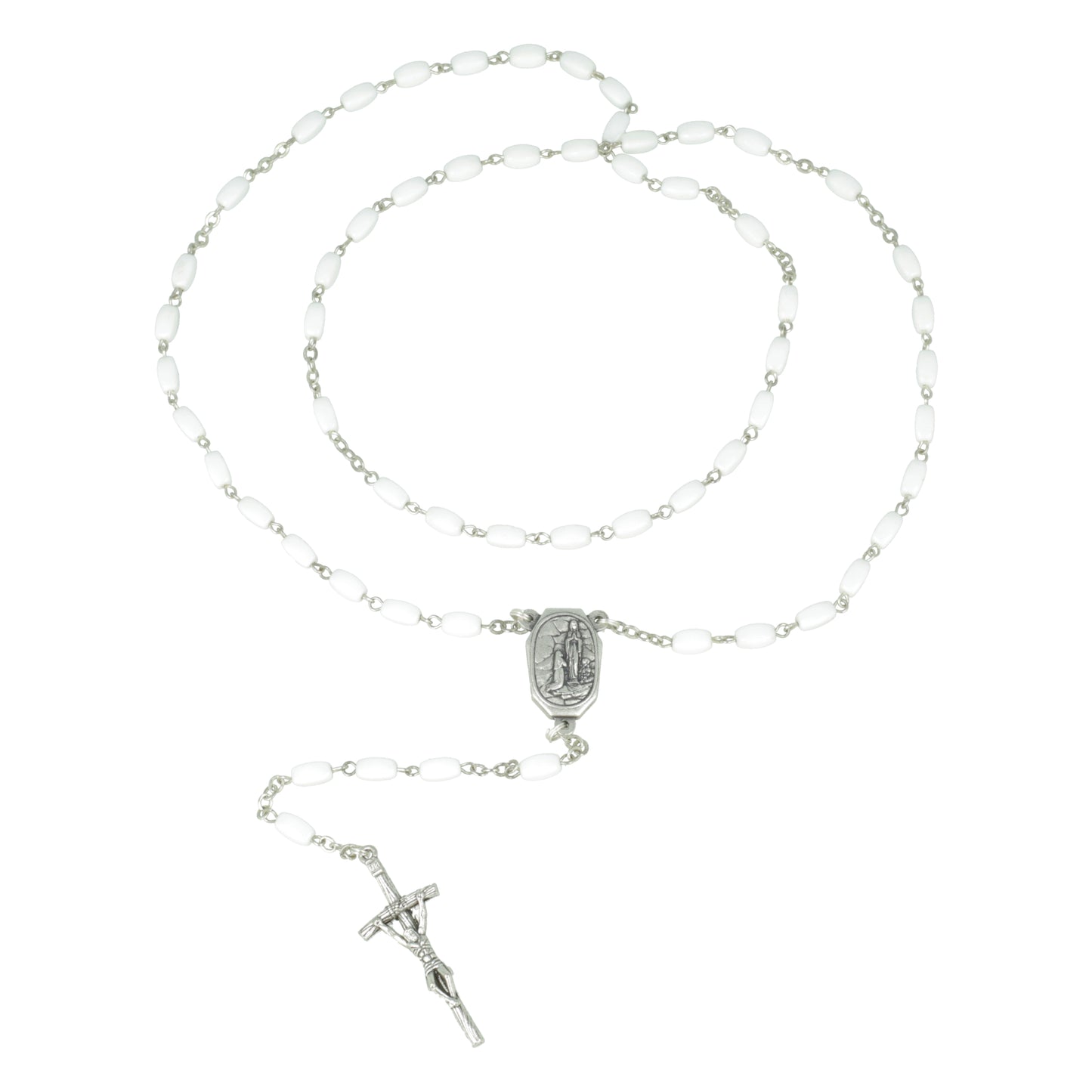 Rosary Nacarina Center Relic Water Lourdes. Souvenirs from Italy