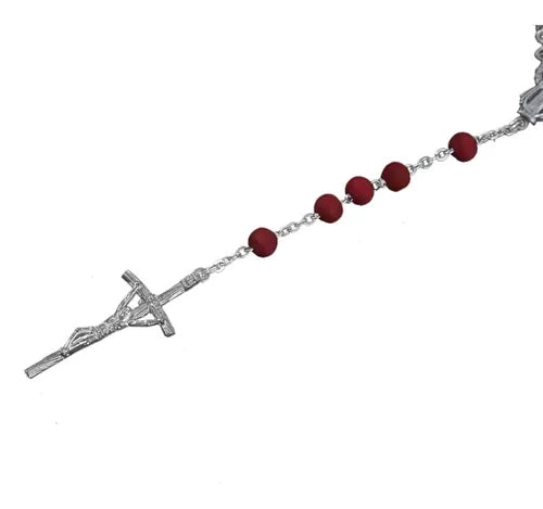 Original Rome Rosewood Scented Rosary Souvenirs from Italy