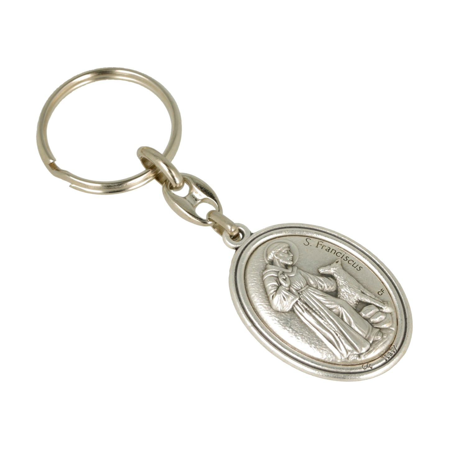 Keychain Pope Francis Saint Francis of Assisi. Souvenirs from Italy