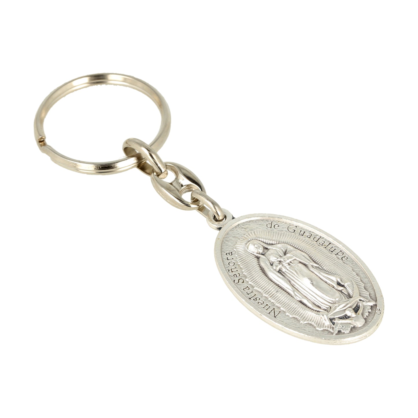 Keychain Pope Francis Mary Oval Knot Release. Souvenirs from Italy