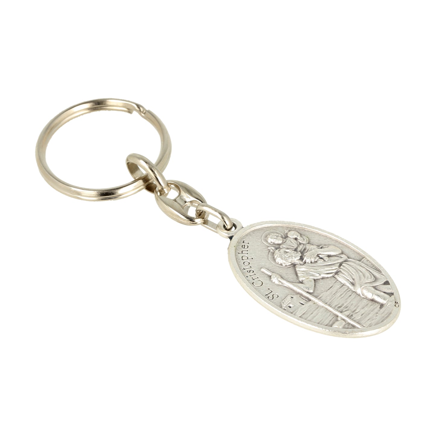 Keychain Virgin Guadalupe San Cristobal Oval Grd. Souvenirs from Italy