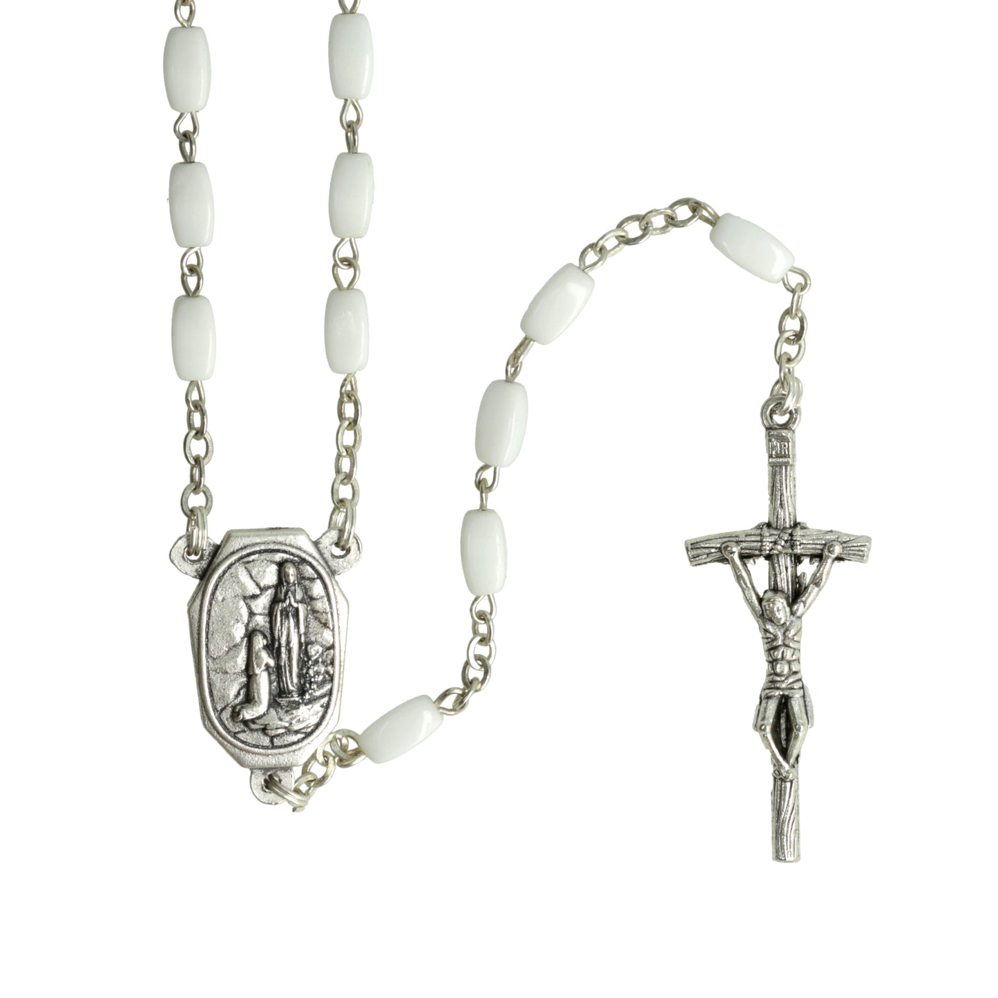 Rosary Nacarina Center Relic Water Lourdes. Souvenirs from Italy