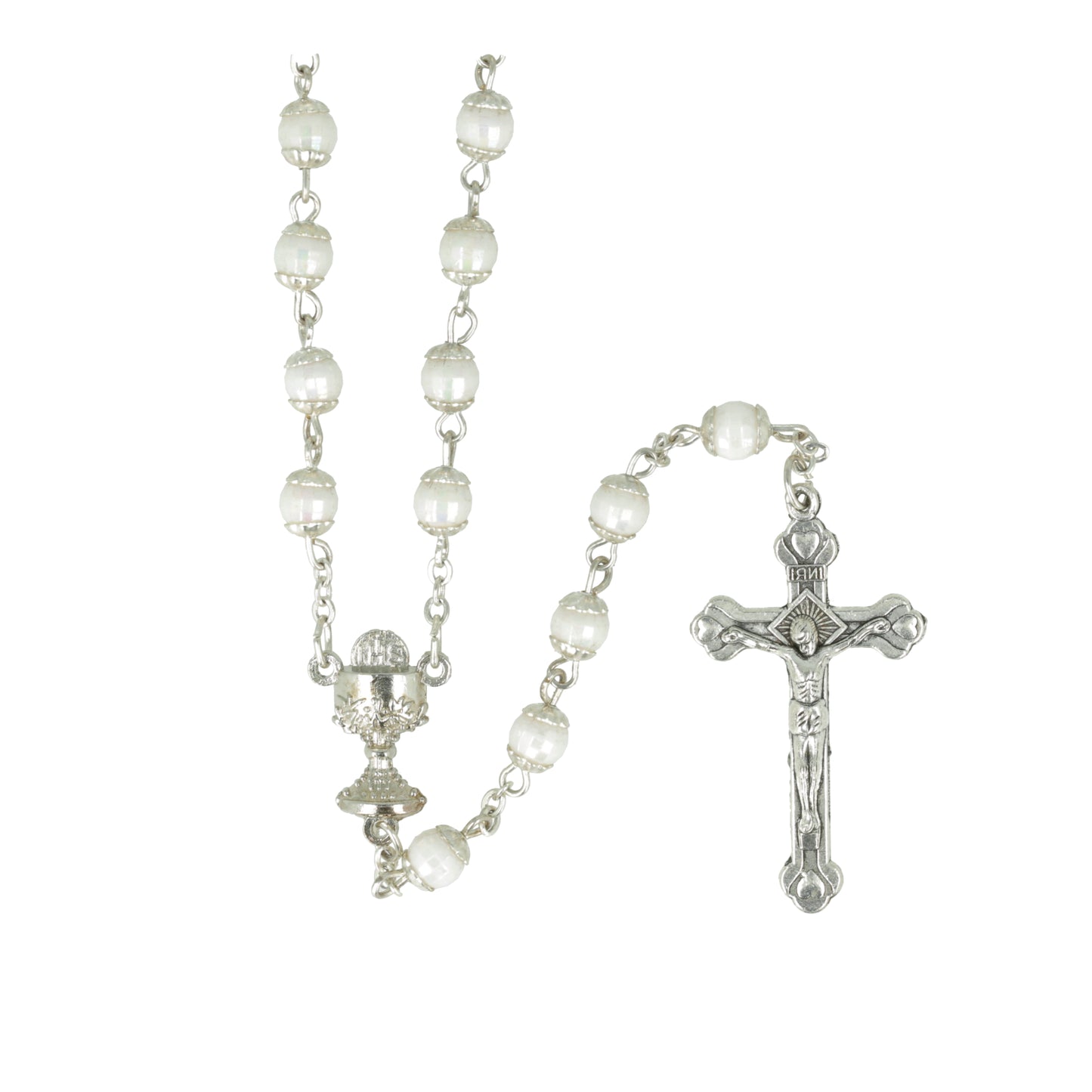 Rosary Communion Center Chalice And Cross. Souvenirs from Italy