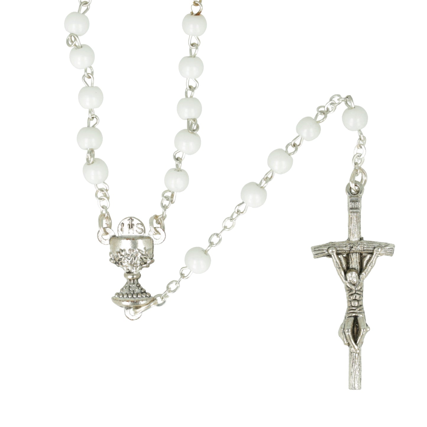 Rosary Communion Center White Nacarina. Souvenirs from Italy